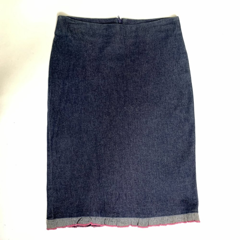 Rampage stretch denim pencil skirt